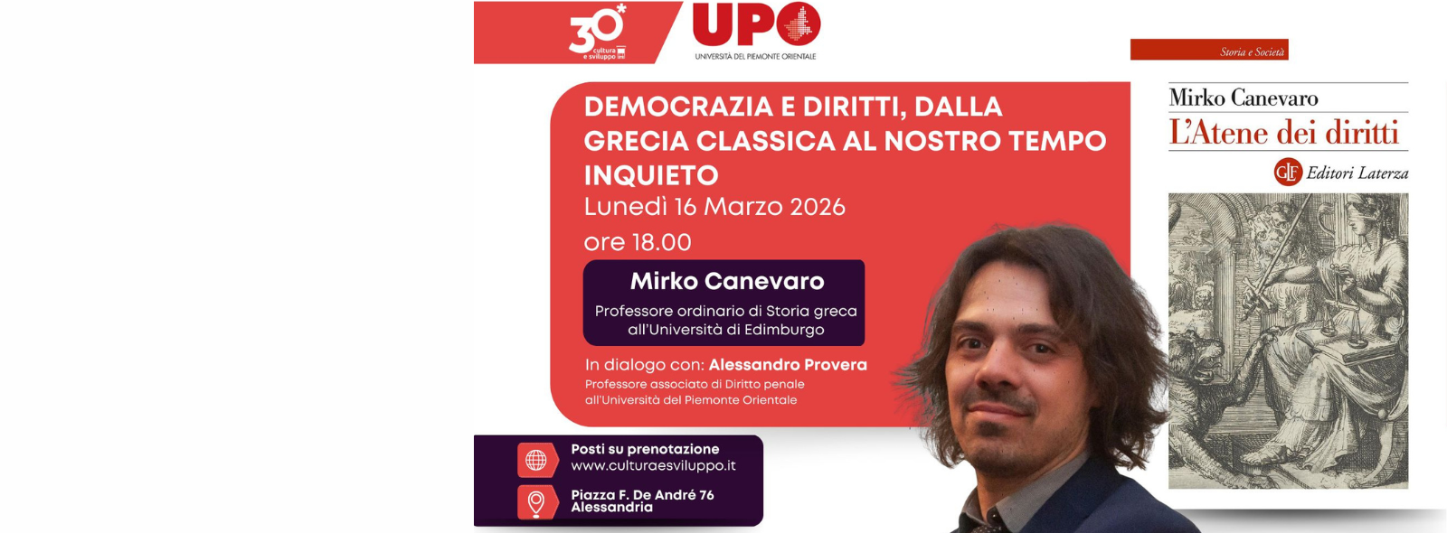 Un incontro con Mirko Canevaro per riflettere sulle radici antiche della democrazia
